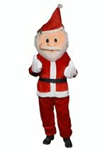 Santa Mascot Unisex Adults Costume