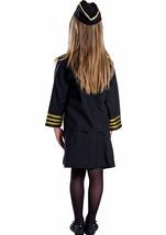 Kids Flight Attendant Girls Costume