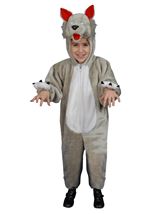Plush Wolf Unisex Kids Costume