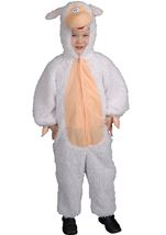 Lamb Plush Deluxe Kids Unisex Costume