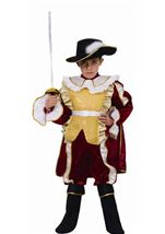 Kids Red Noble Knight Boys Costume