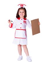 Kids Red Cross Nurse Girls Costume