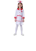 Kids Red Cross Nurse Girls Costume