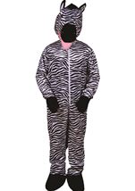  Striped Zebra Mascot Adults Unisex Costume