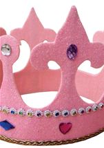 Pink Princess Girls High Crown
