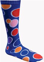 Blue Circle Girls Knee Socks