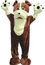Adult Bulldog Mascot Unisex Costume