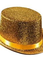 Adult Gold Unisex Top Hat