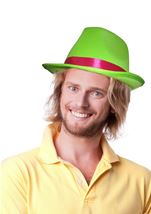 Green Fedora Men Hat