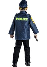 Kids Police Officer Role Play Set Unisex Costume 