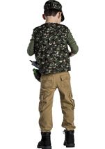 Kids Military Officer Role Play Set  Unisex Costume