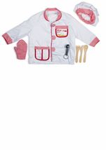 Kids Chef Role Play Set  Unisex Costume