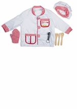 Kids Chef Role Play Set Unisex Costume