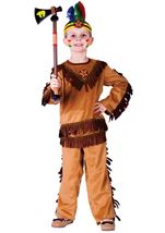 Indian Warrior Boys Costume