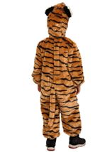 Kids Striped Tiger Plush Deluxe Costume