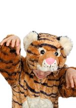 Kids Striped Tiger Plush Deluxe Costume