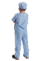 Kids Blue Doctor Scrubs Boys Costume