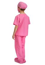 Kids Pink Doctor Scrubs Girls Costume