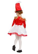 Kids Fancy Drum Majorette Girl Costume