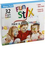 All ages 32 Face Paint Crayon Set