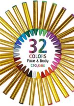 All ages 32 Face Paint Crayon Set