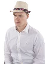 All ages Colorful Band Fedora Hat