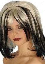 Black And White Wicked Woman Wig