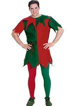 Red And Green Christmas Elf Tights