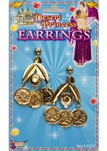 Gold Coin Earrings