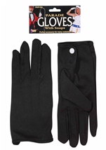 Black Snap Closure Adult Glove