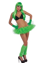 Women Tutu Neon  Green