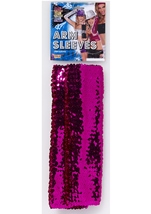 Magenta Sequin Arm Sleeves