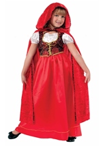 Deluxe Red Riding Hood Girls Costume 