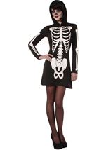 Skeleton Hooded Women  Costume