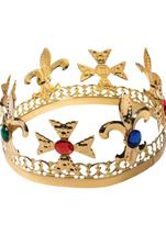 Gold Jeweled Crown