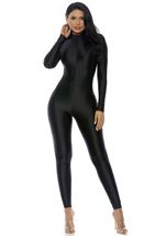 Adult Black Bodysuit Woman Creative Costume