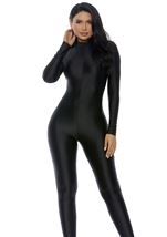 Adult Black Bodysuit Woman Creative Costume