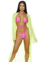 Adult Women Tahiti Mesh Kimono