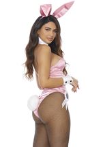 Adult Cover Girl Bunny Club Woman Costume