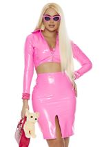 Adult Bend Snap Blonde Woman Club Costume
