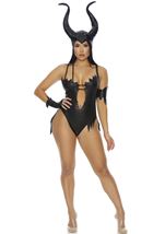 Beasty Witch Evil Movie Villain Women Costume