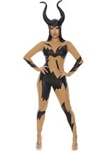 Adult Evil Mistress Movie Villain Women Costume