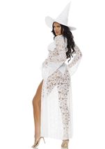 Adult Cast Spell White Witch Women Costume