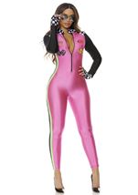 Adult Zoom Racer Speed Woman Costume