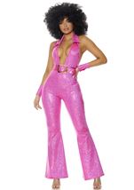 Adult Foxy Lady Disco Women Costume