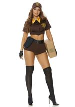 Adult Precious Cargo Postal Delivery Woman Costume