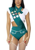 Adult Scout Girl Women Costume