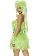 Adult Stone Age Women Green Pebble Costume