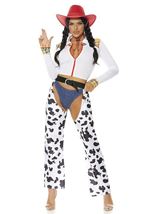 Adult Light Cowgirl Plus Size Women Costume