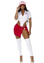 Adult Secret Menu Fast Food Employee Woman Costume